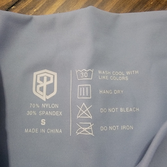 Born Primitive leggings w/ mesh, light blue, size S - Picture 4 of 4